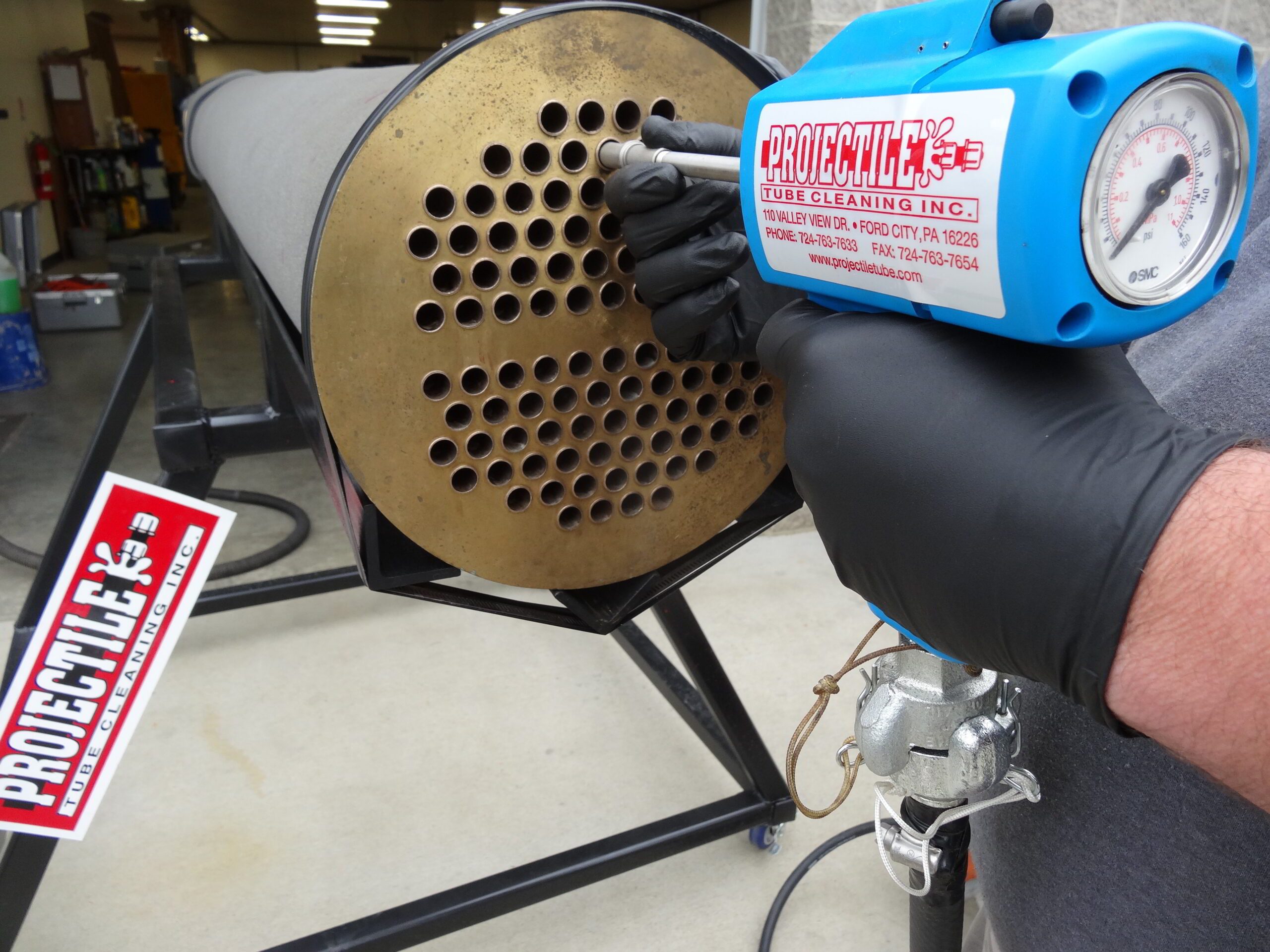 Leak Detection 6 Foam Tube Leak Detection, Pressure Test