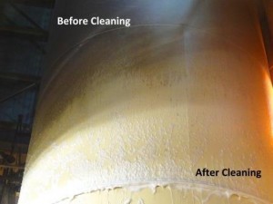 Before Cleanig Dust Encapsulating Foam