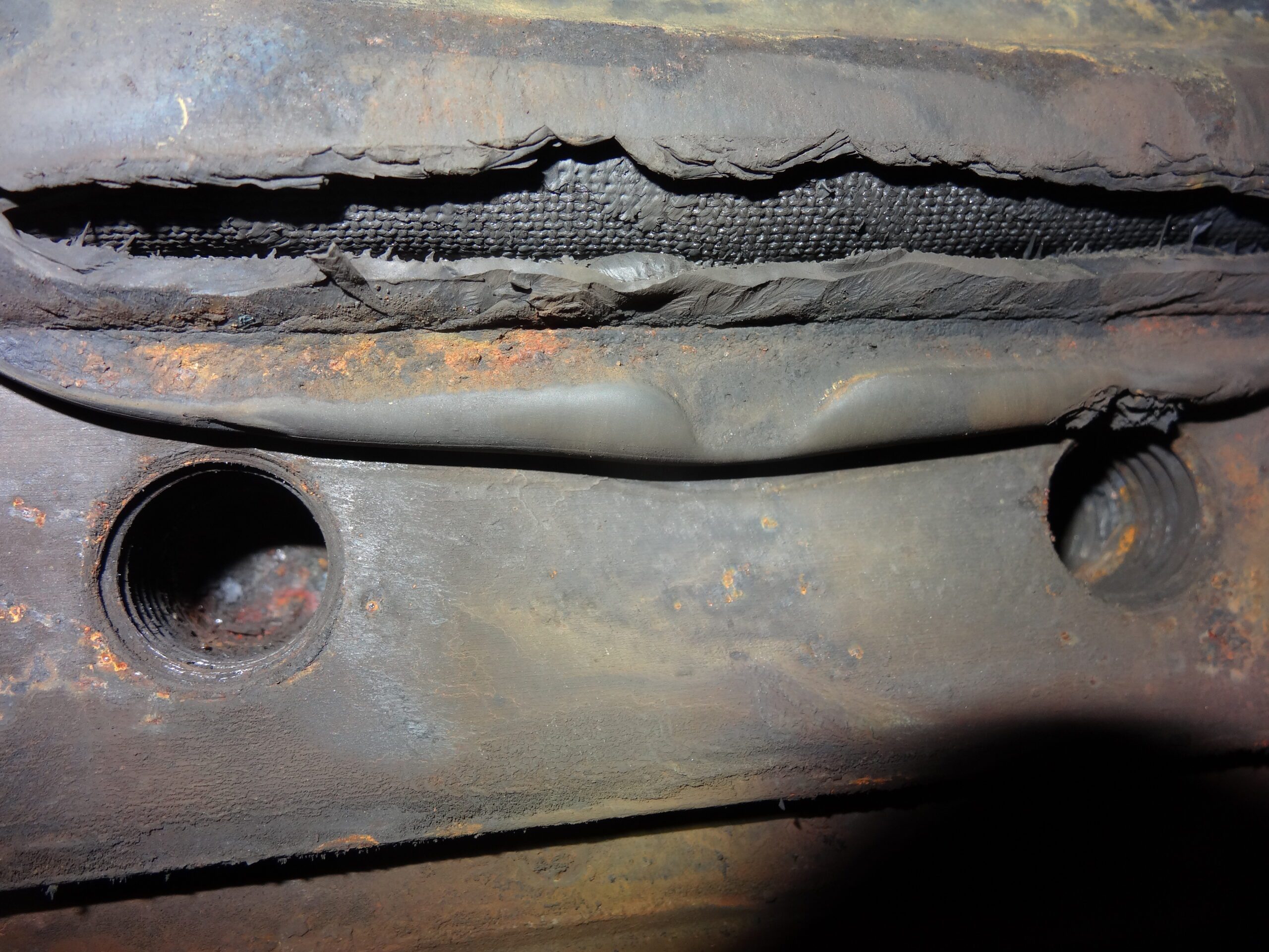Condenser Expansion Joint Repair & Replacement 6 dog bone expansion joint failure