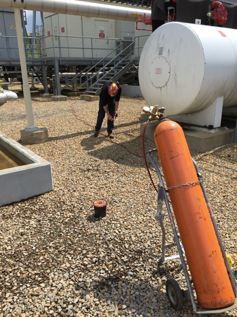 Underground Pipe Testing for Leakage with Helium Mass Spectrometry